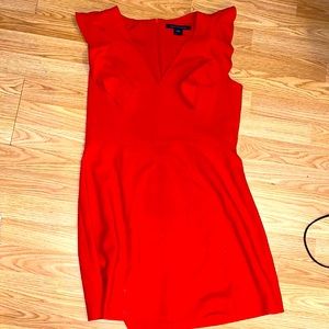 French Connection Red Dress Size:12